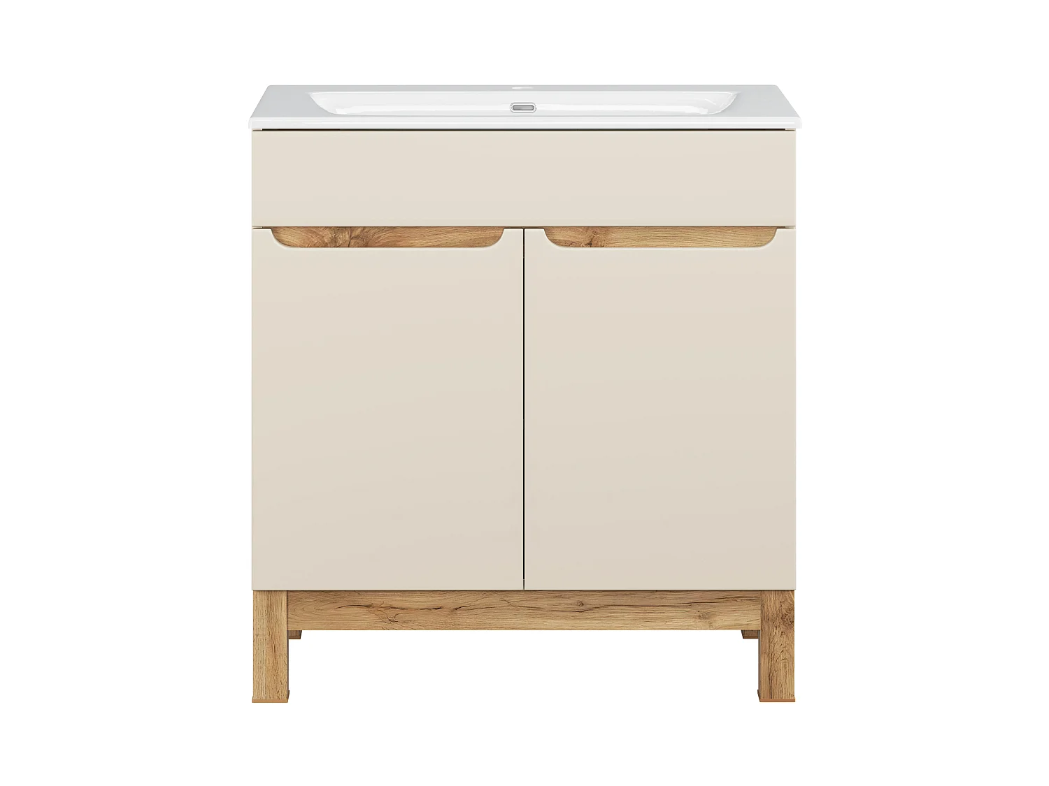 Conjunto de muebles de 80cm con lavabo SKY - Bali Cashmere