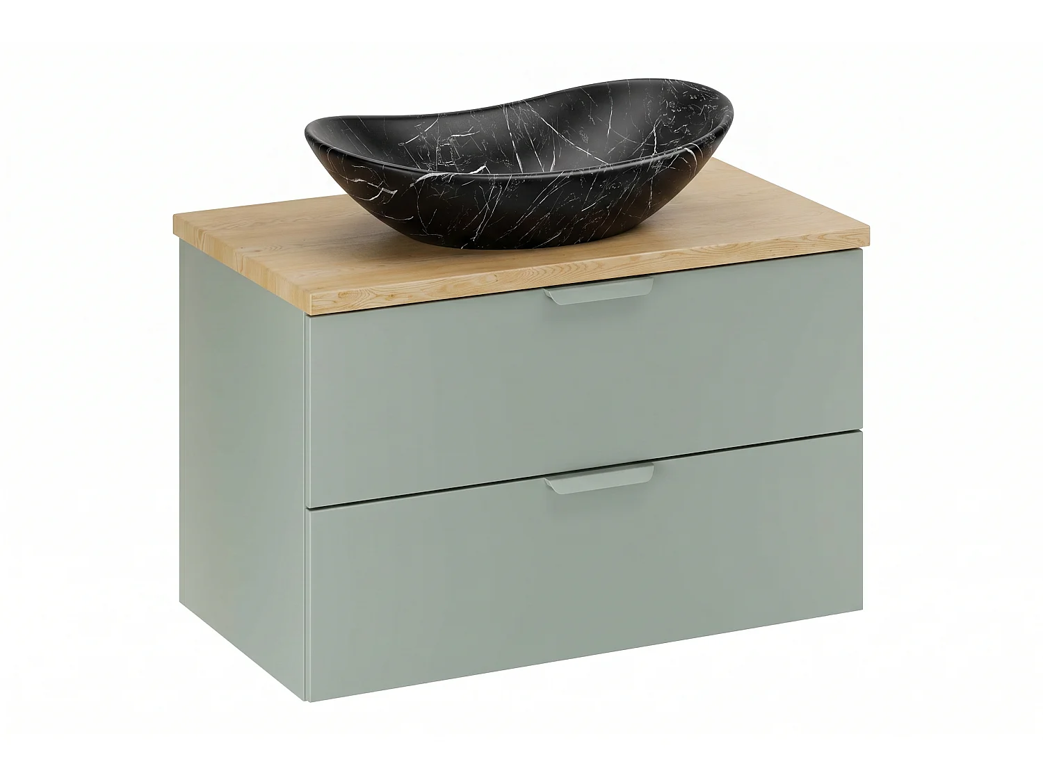 Meuble Olivo avec lavabo de 80 cm et plan de travail