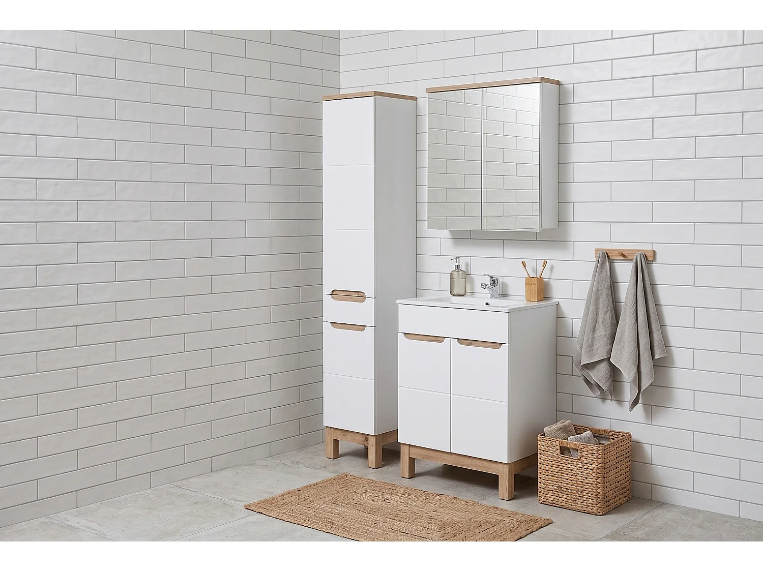 Ensemble Bali White 80cm