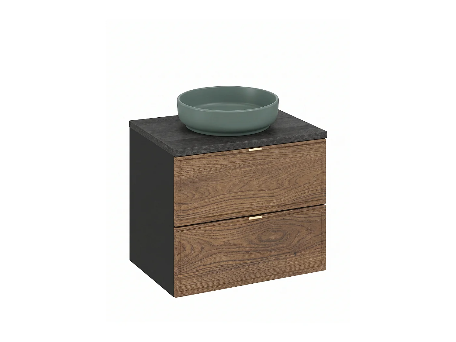 Meuble Nivaro Max avec lavabo de 60 cm et plan de travail