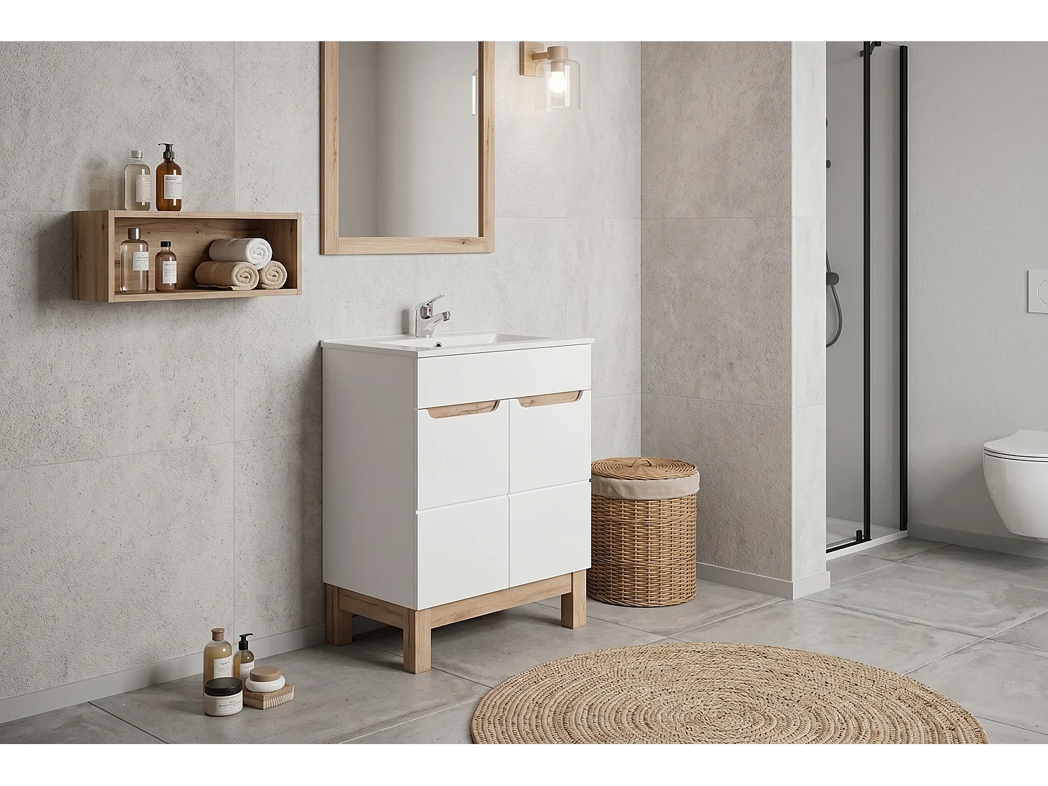 Ensemble de meubles Bali White 60cm