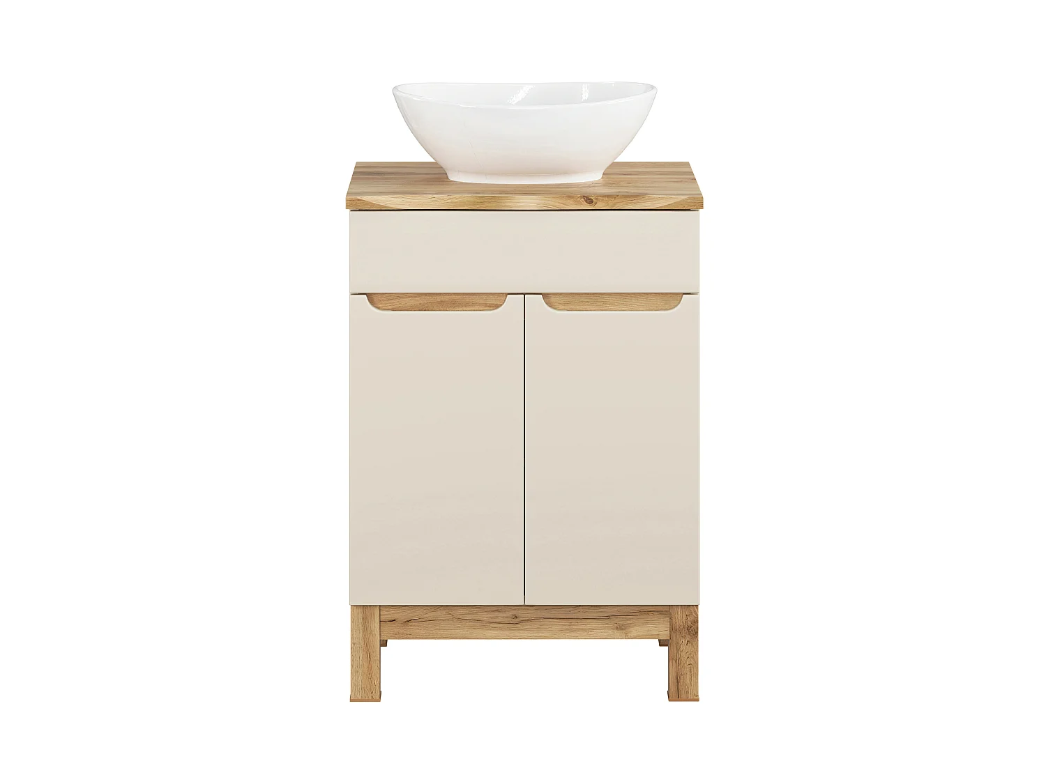 Conjunto de muebles Bali Cashmere con encimera y lavabo Lola