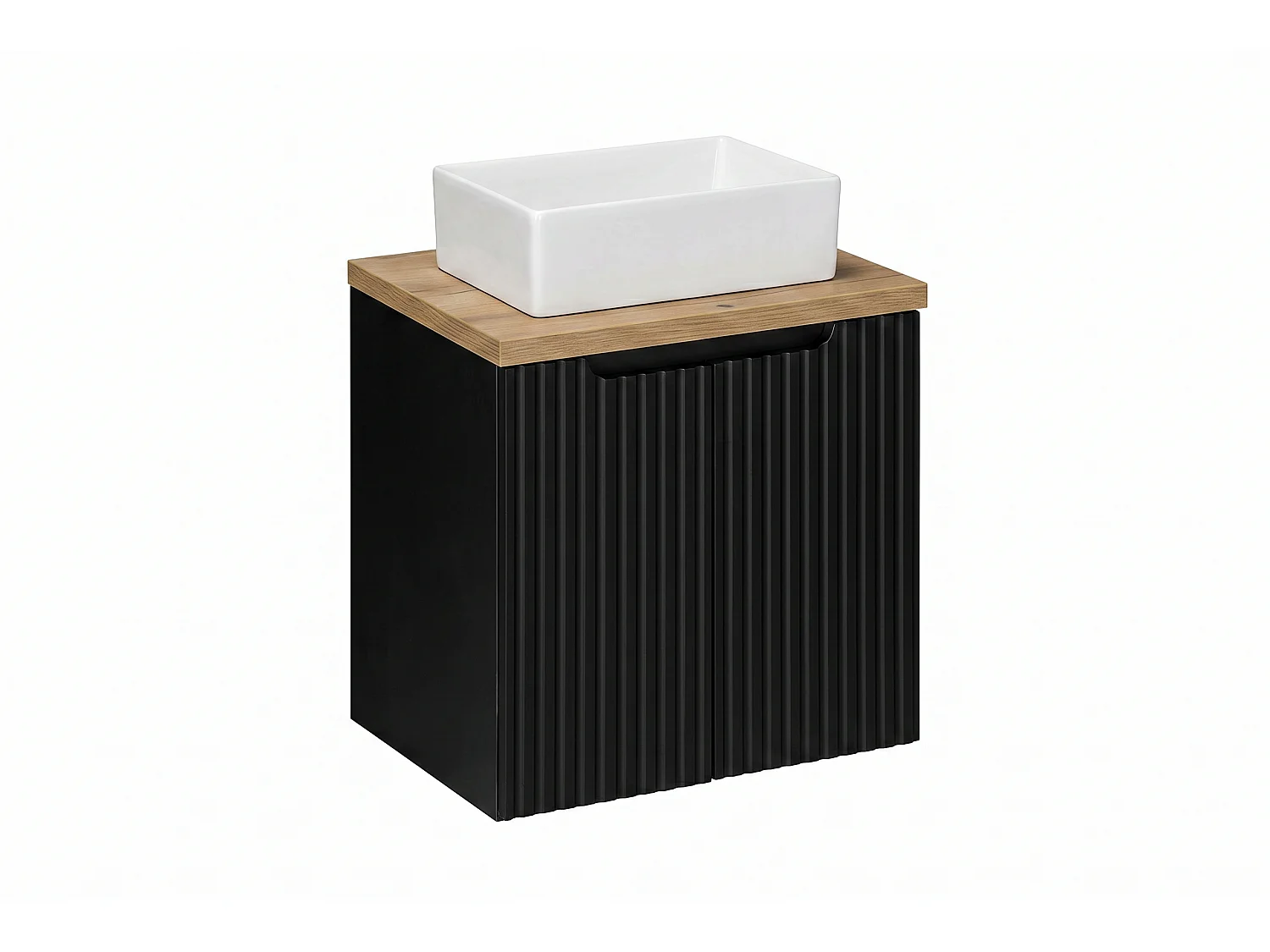 Meuble Verino avec lavabo de 50 cm et plan de travail