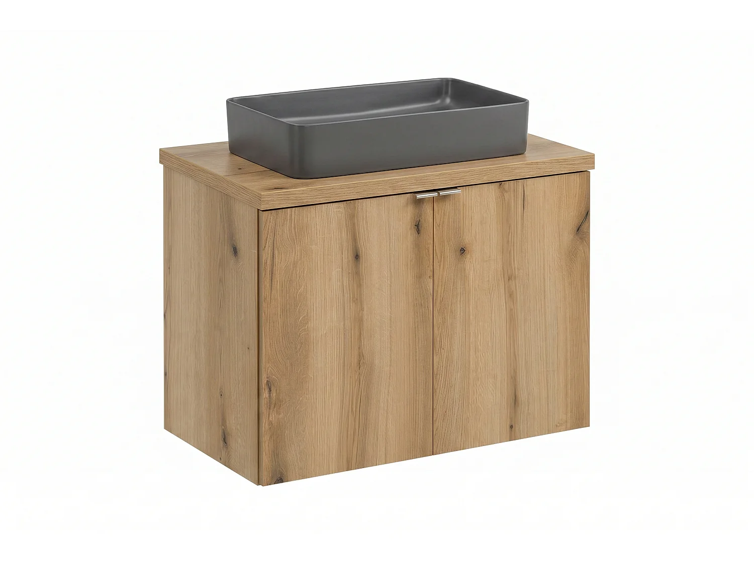 Mobile Zento con lavabo da 80 cm e piano