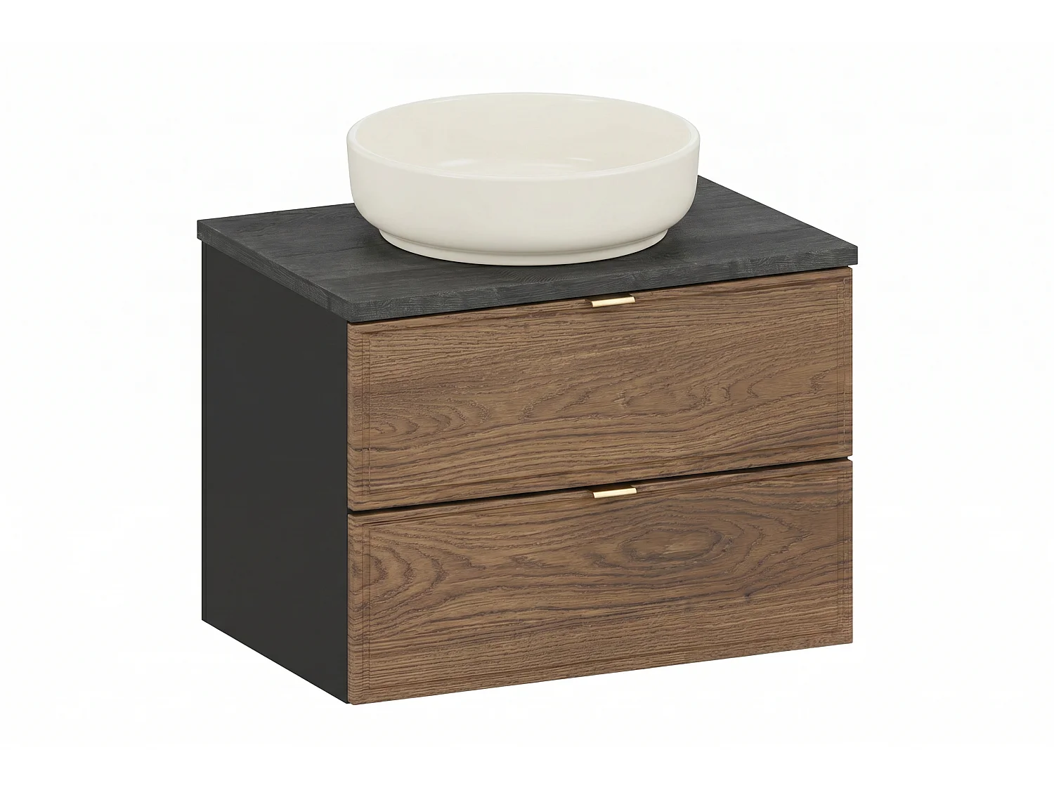 Meuble Dento avec lavabo de 60 cm et plan de travail