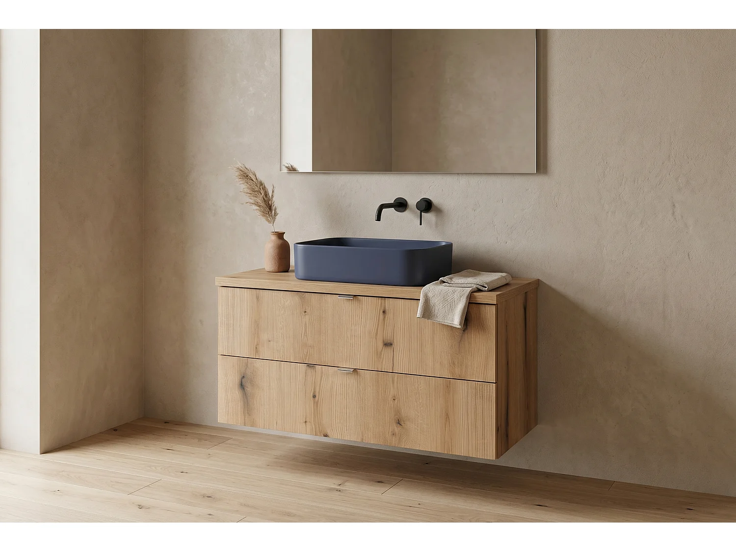 Mueble de baño Savio con lavabo de 80 cm y encimera