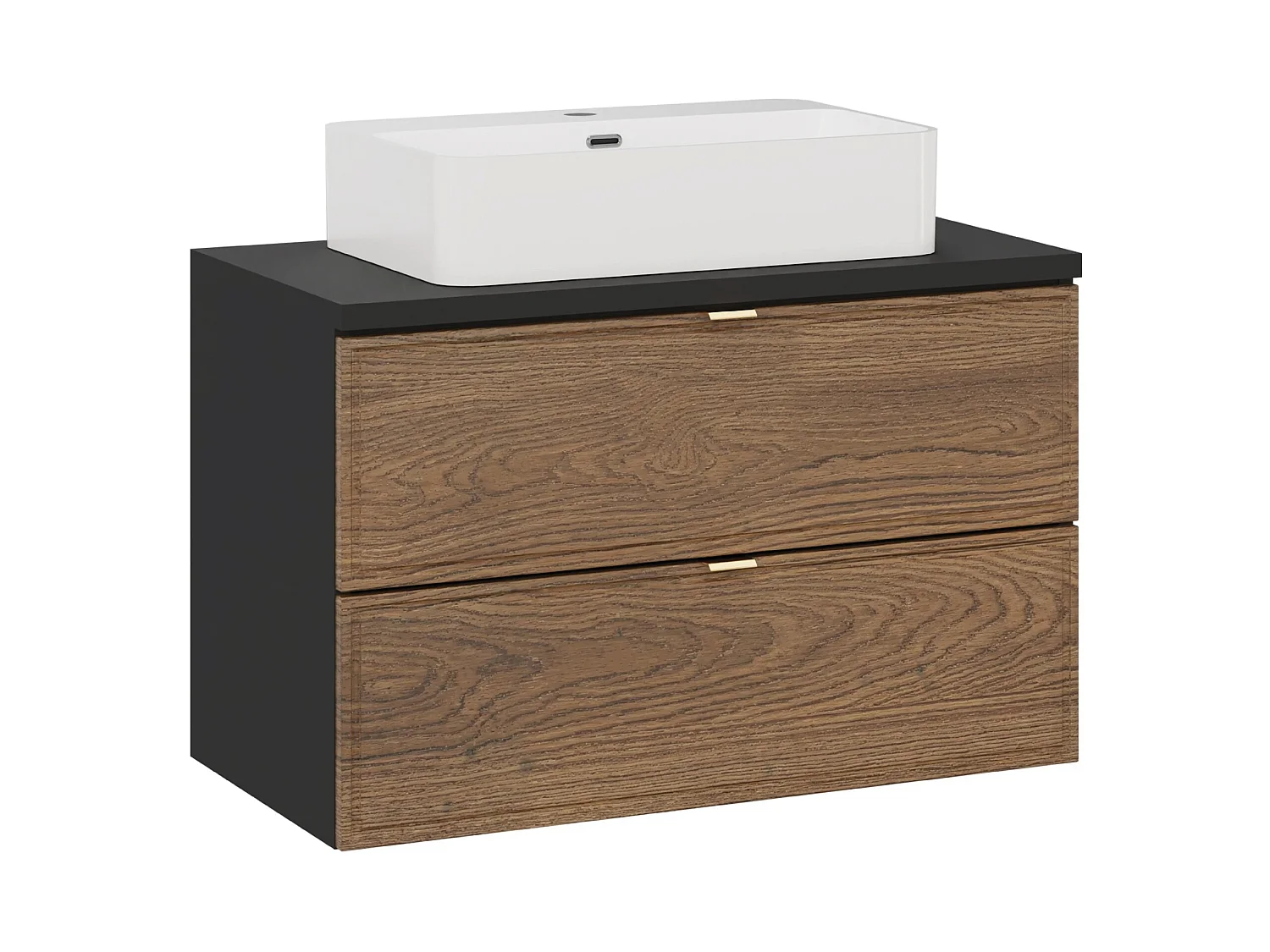 Ensemble Talia Casella 80cm avec plan de travail et lavabo à poser Trust