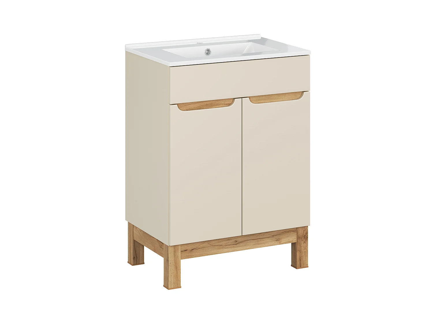 Set di mobili da 60cm con lavabo Lava - Bali Cashmere