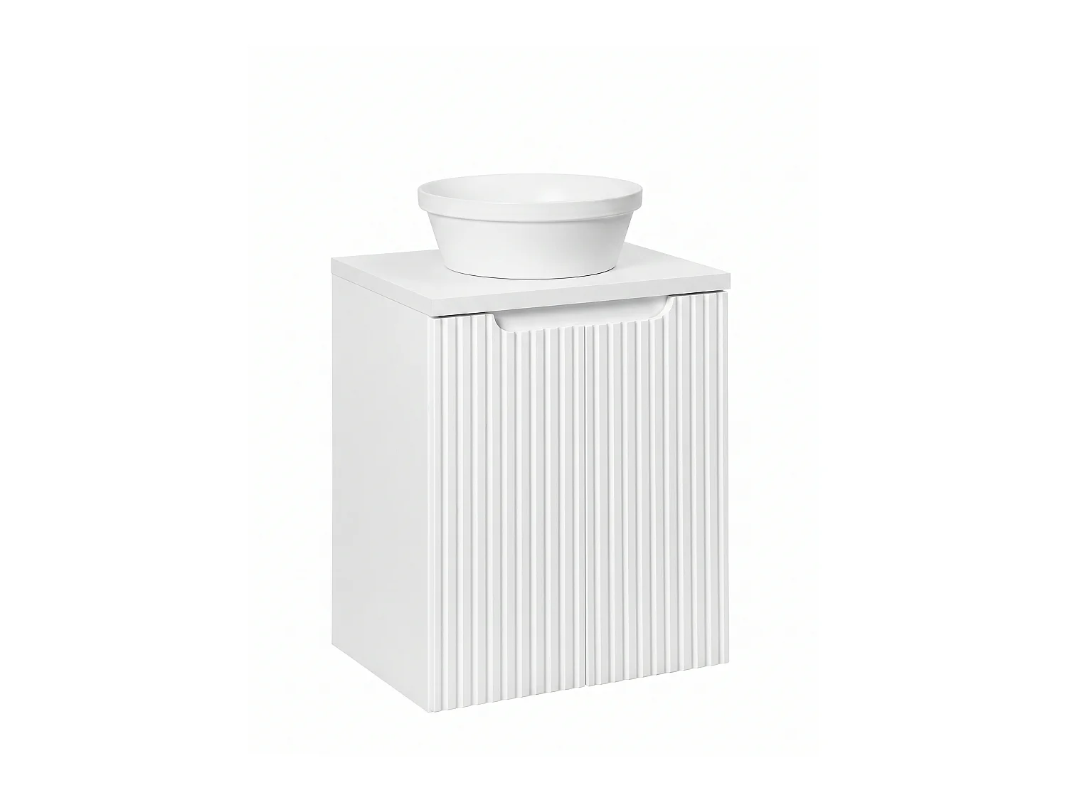 Meuble Wenzo avec lavabo de 50 cm et plan de travail