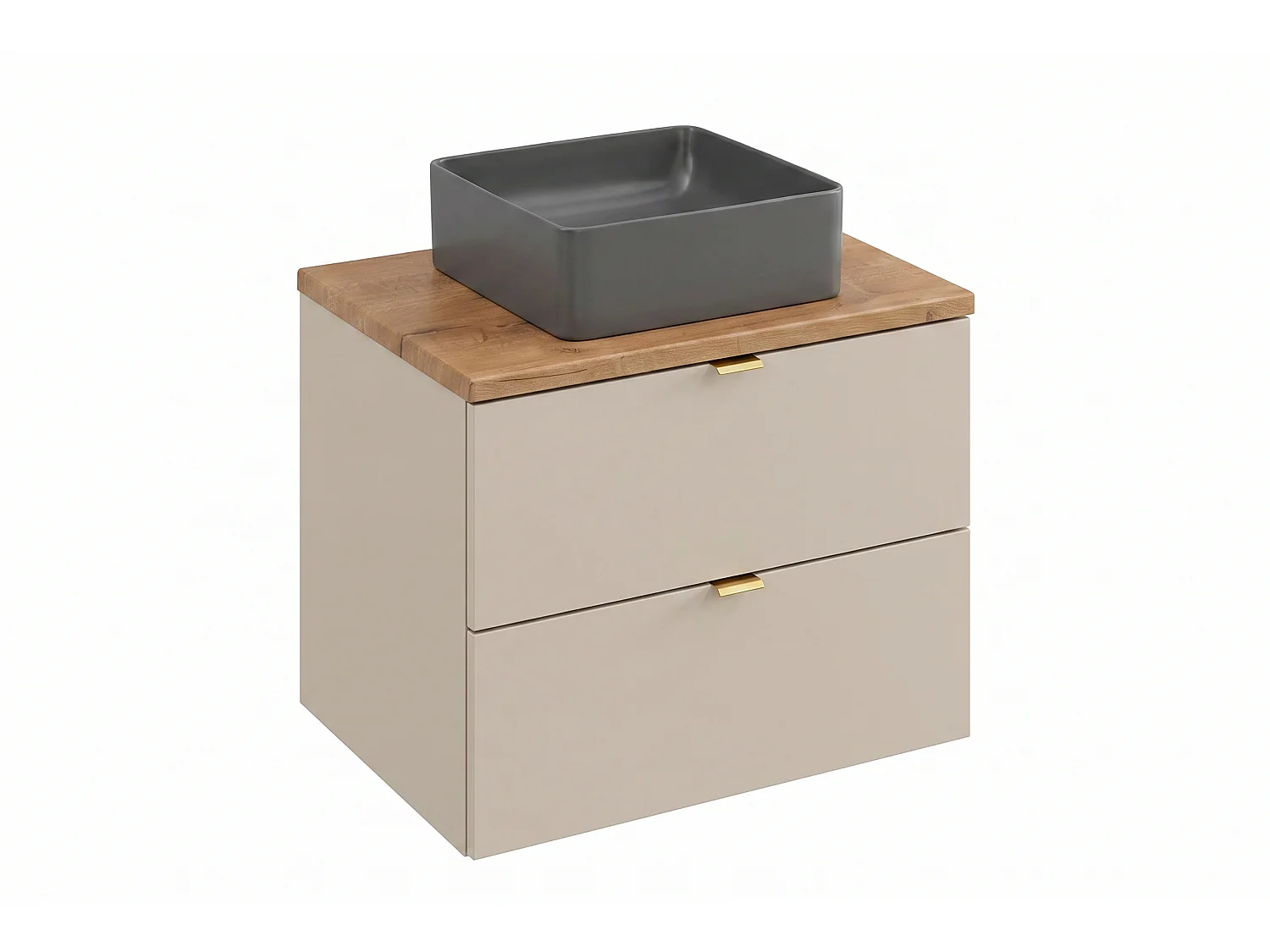 Mobile Erino con lavabo da 60 cm e piano di lavoro