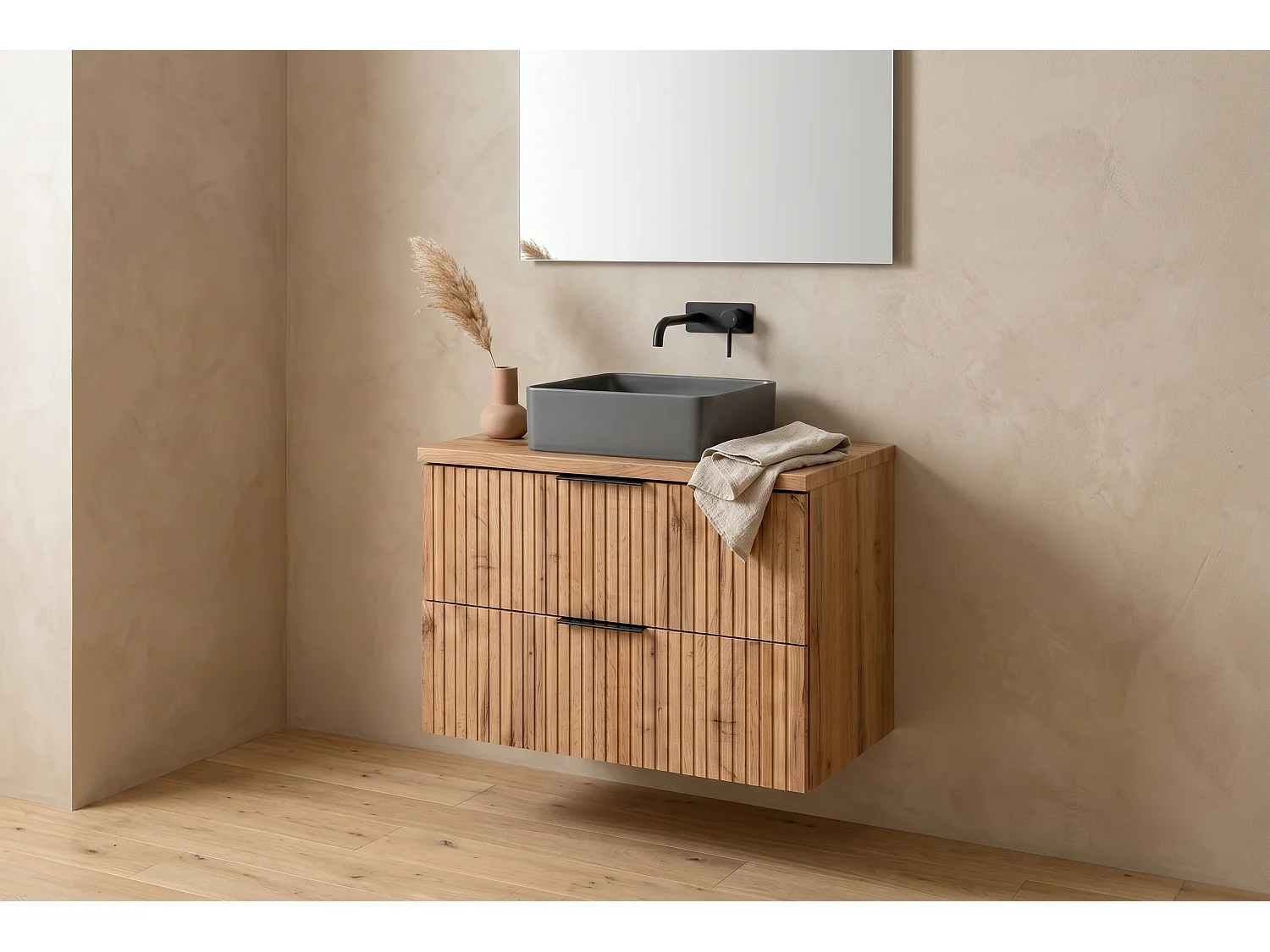 Mueble Mareno con lavabo de 60 cm y encimera