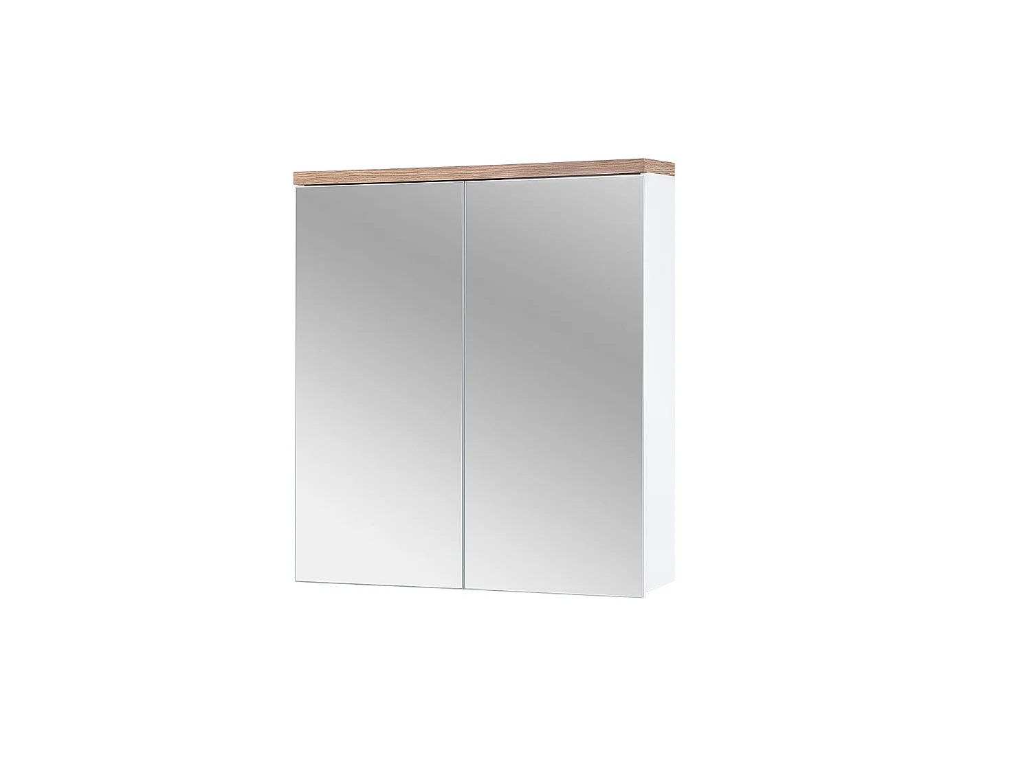 Set bagno Bali White 60cm con lavabo e pensile specchio