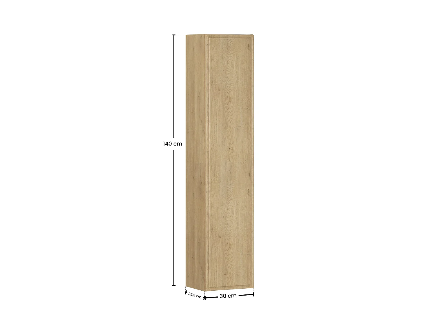 TERRA CREMONA Armoire Haute 1 Porte