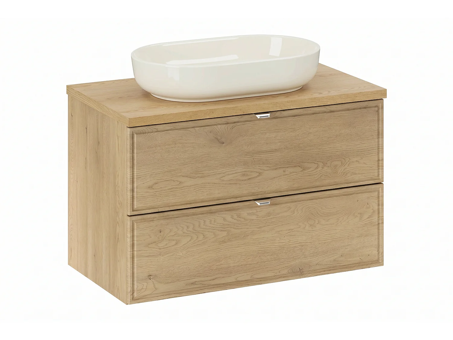 Armario Ronda Plus con lavabo de 80 cm y encimera