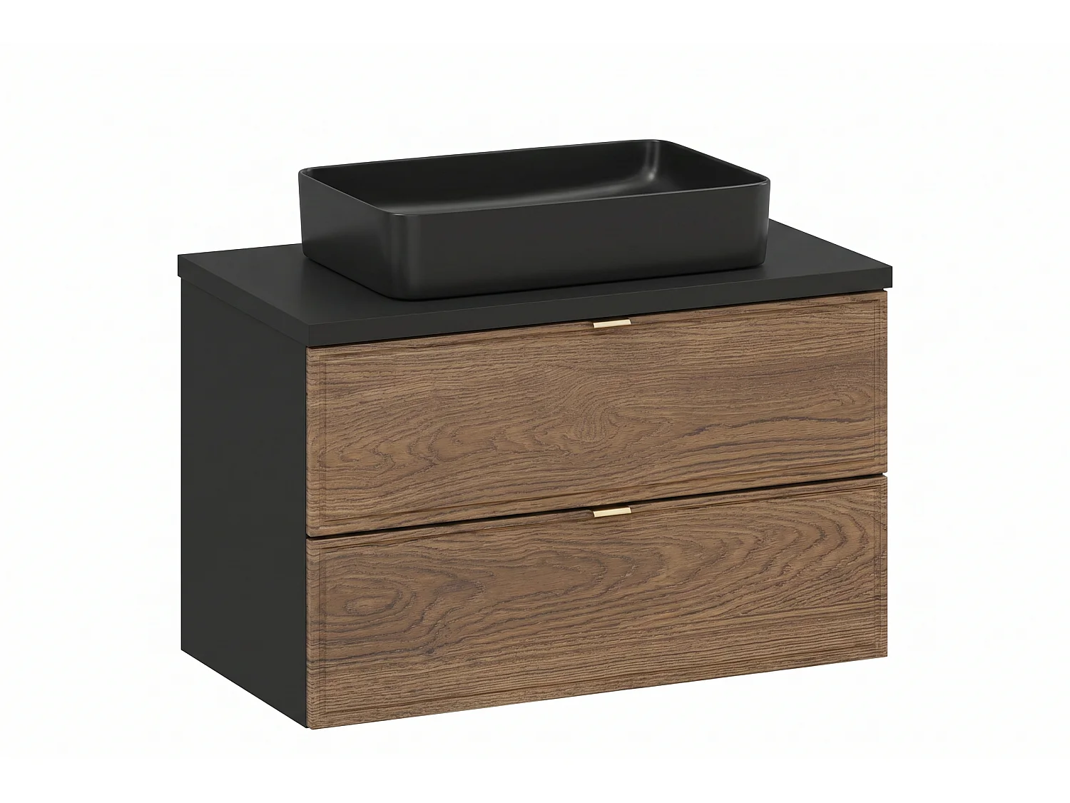 Meuble Nerio avec lavabo de 80 cm et plan de travail