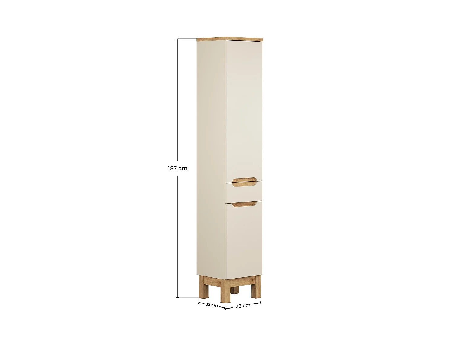 Bali Cashmere Armadio Alto 2 Porte 1 Cassetto
