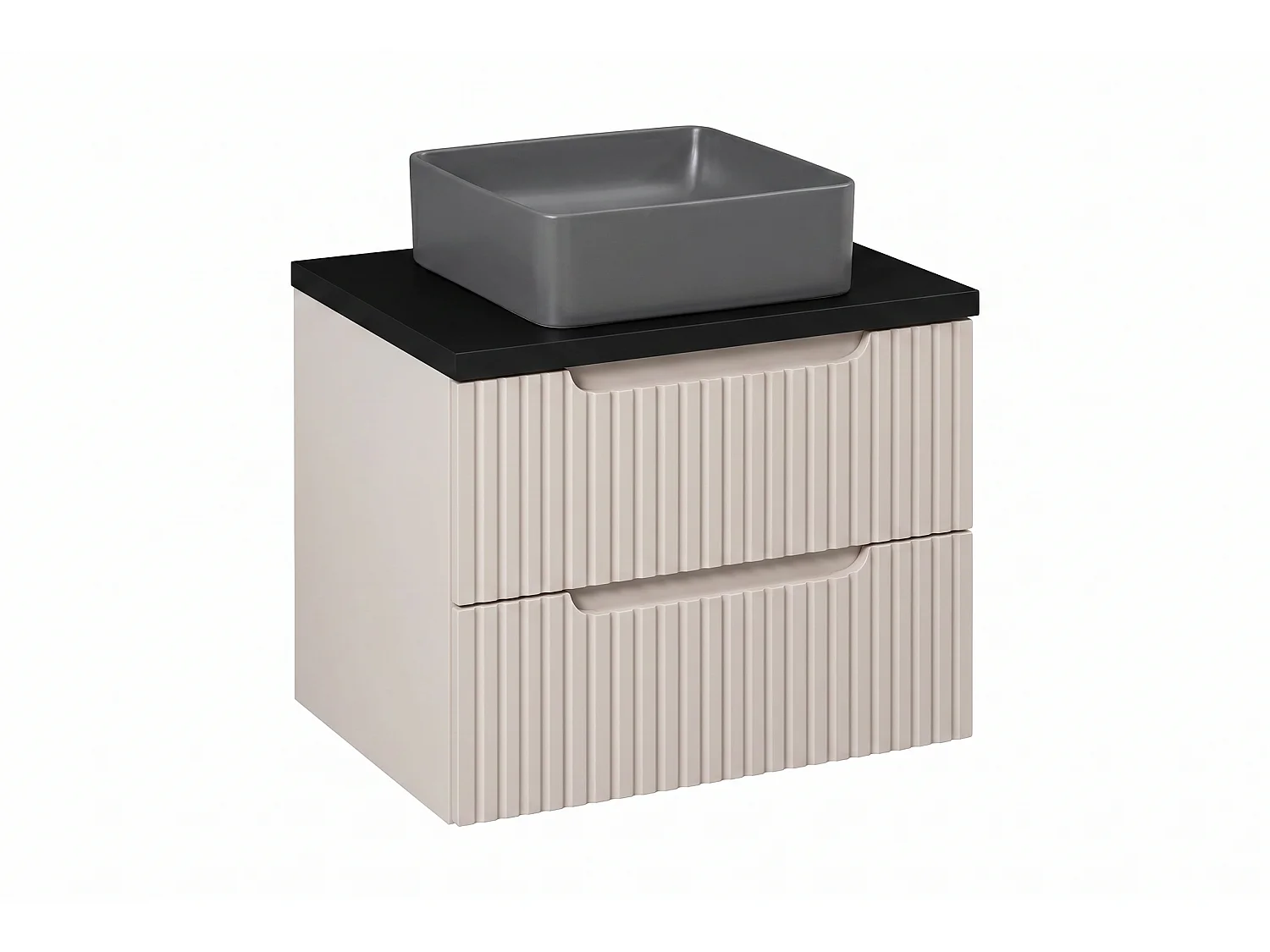Meuble Brento avec lavabo de 50 cm et plan de travail