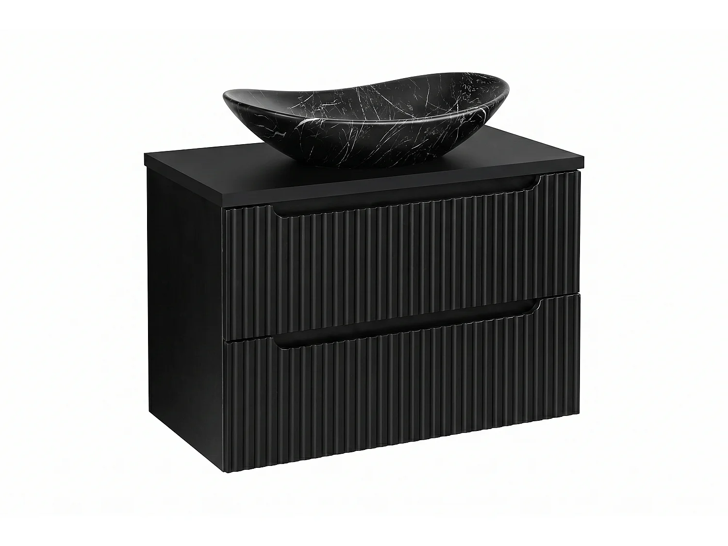 Meuble Nesto avec lavabo de 80 cm et plan de travail