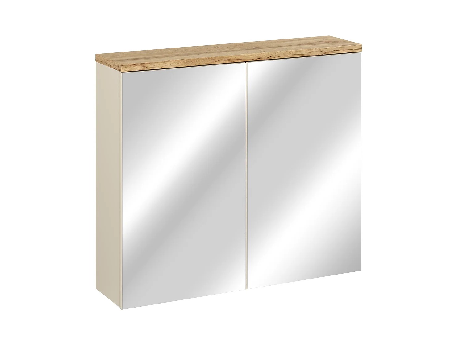 Bali Cashmere Armadio con Specchio 80cm 2 Porte