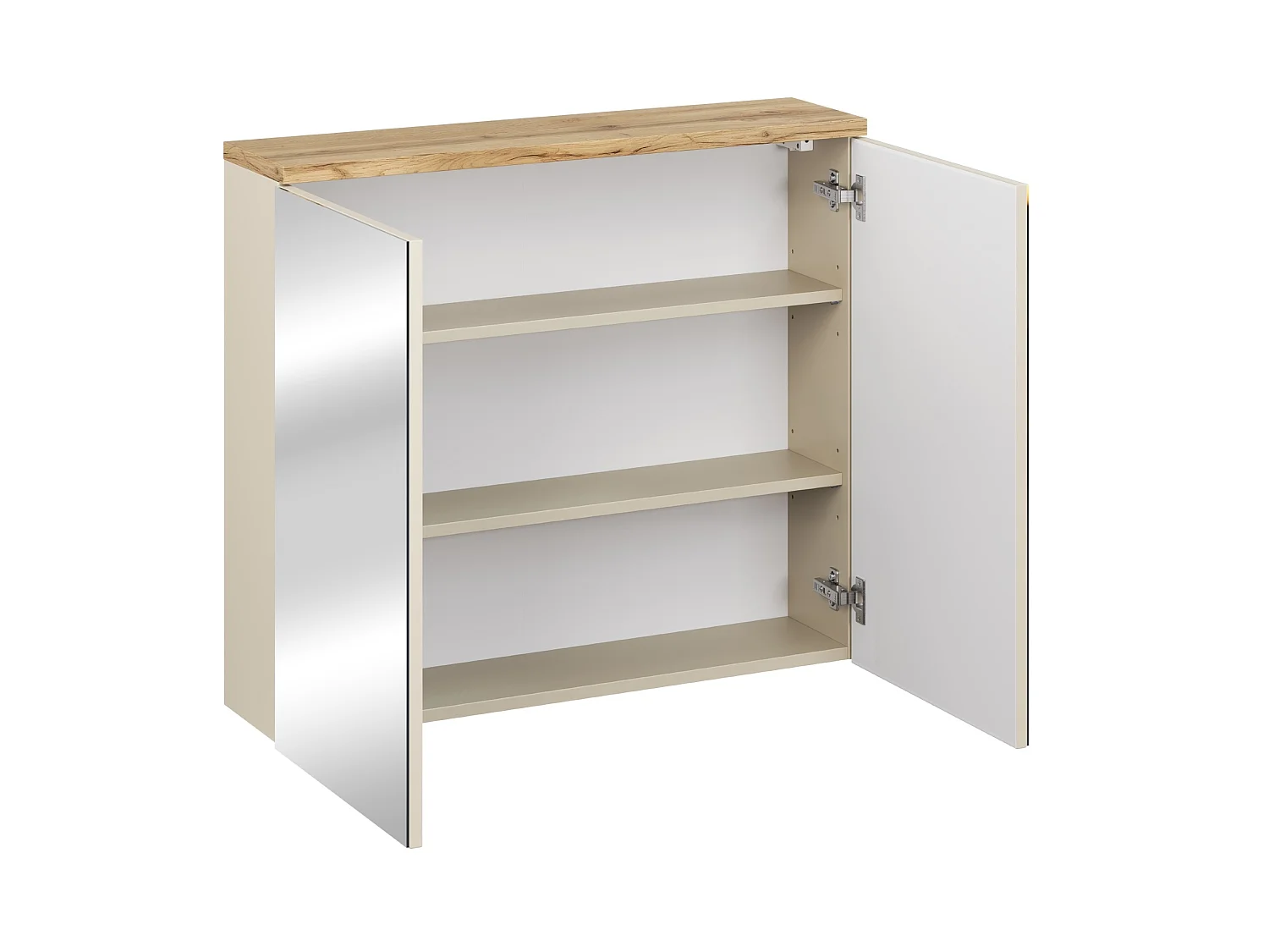 Bali Cashmere Armadio con Specchio 80cm 2 Porte
