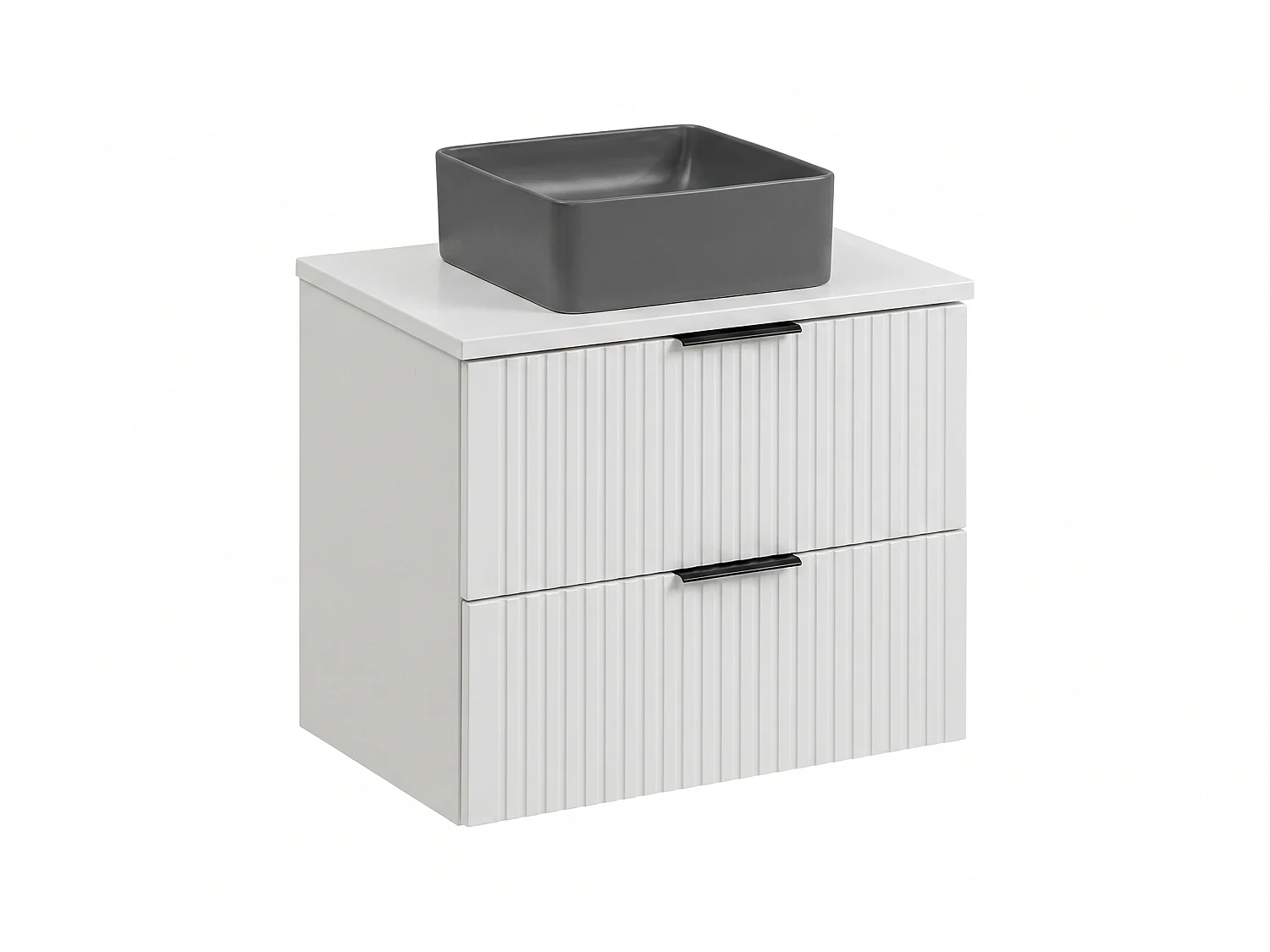 Mobile Zeno con lavabo da 60 cm e piano di lavoro