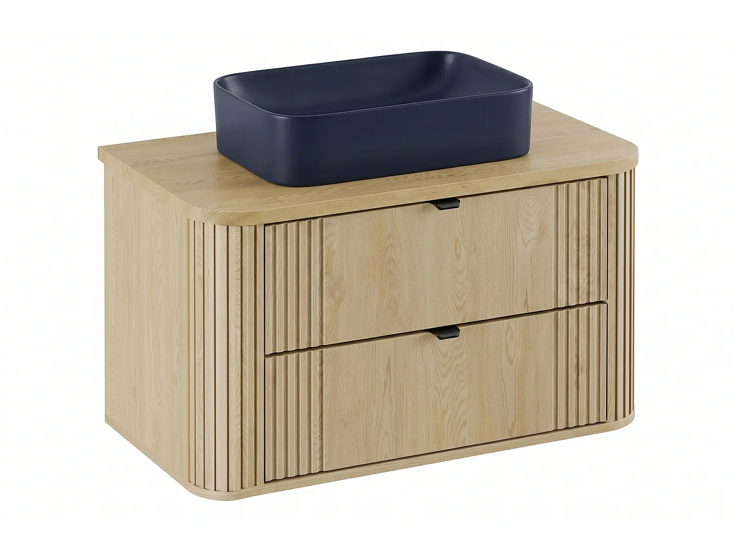 Meuble Havo avec lavabo de 80 cm et plan de travail