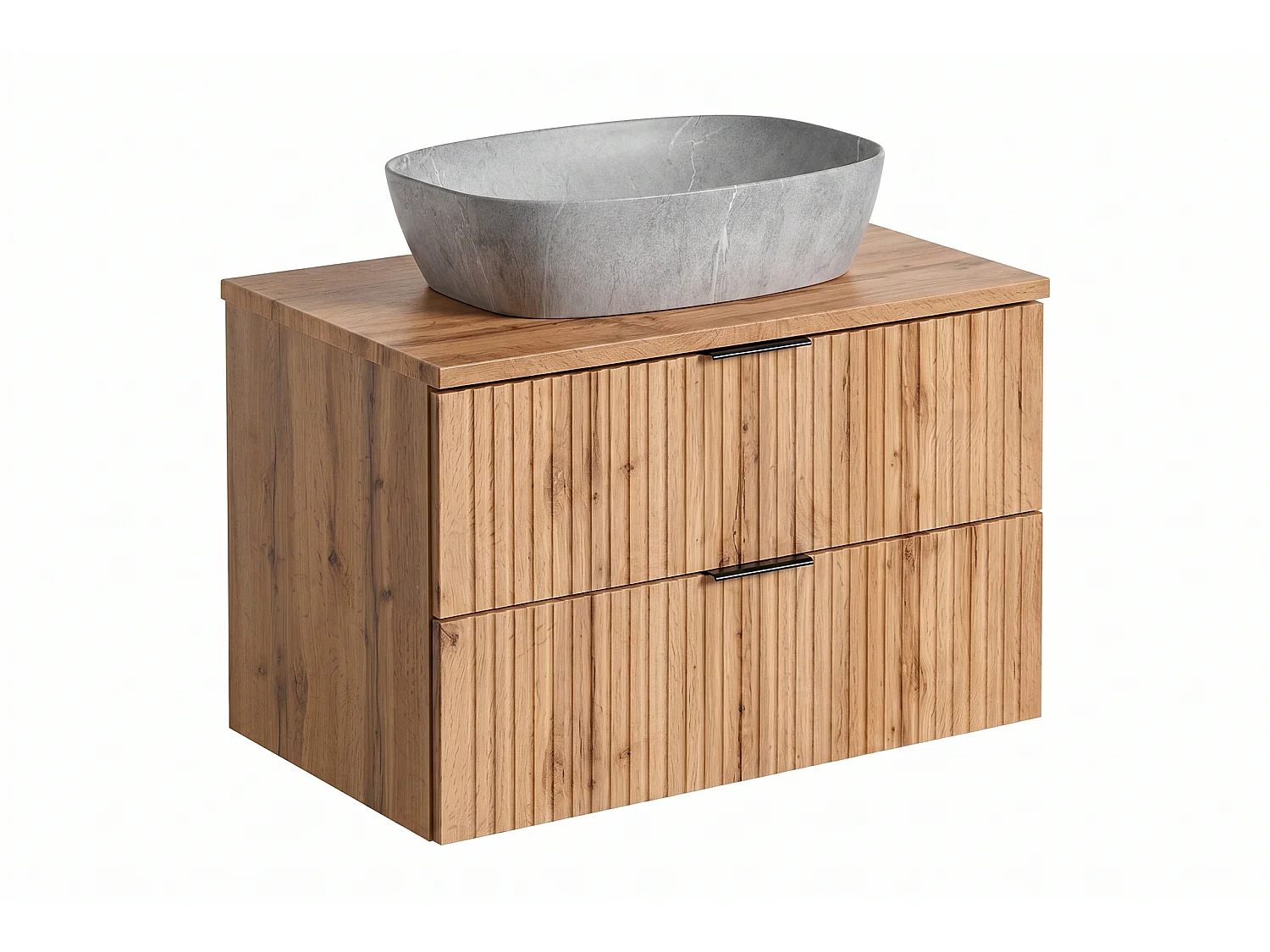 Meuble Camino avec lavabo de 80 cm et plan de travail