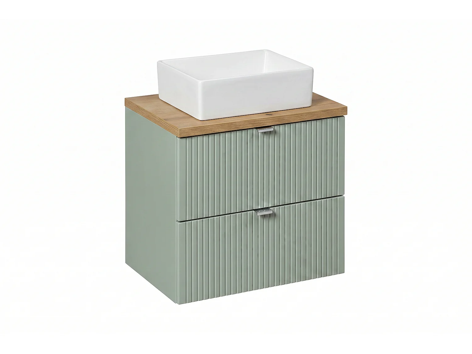 Meuble Lario avec lavabo de 50 cm et plan de travail