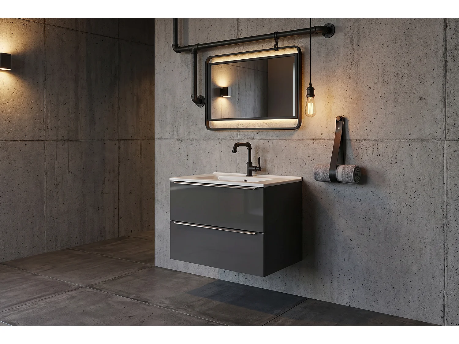 Mobile Framo con lavabo da 60 cm