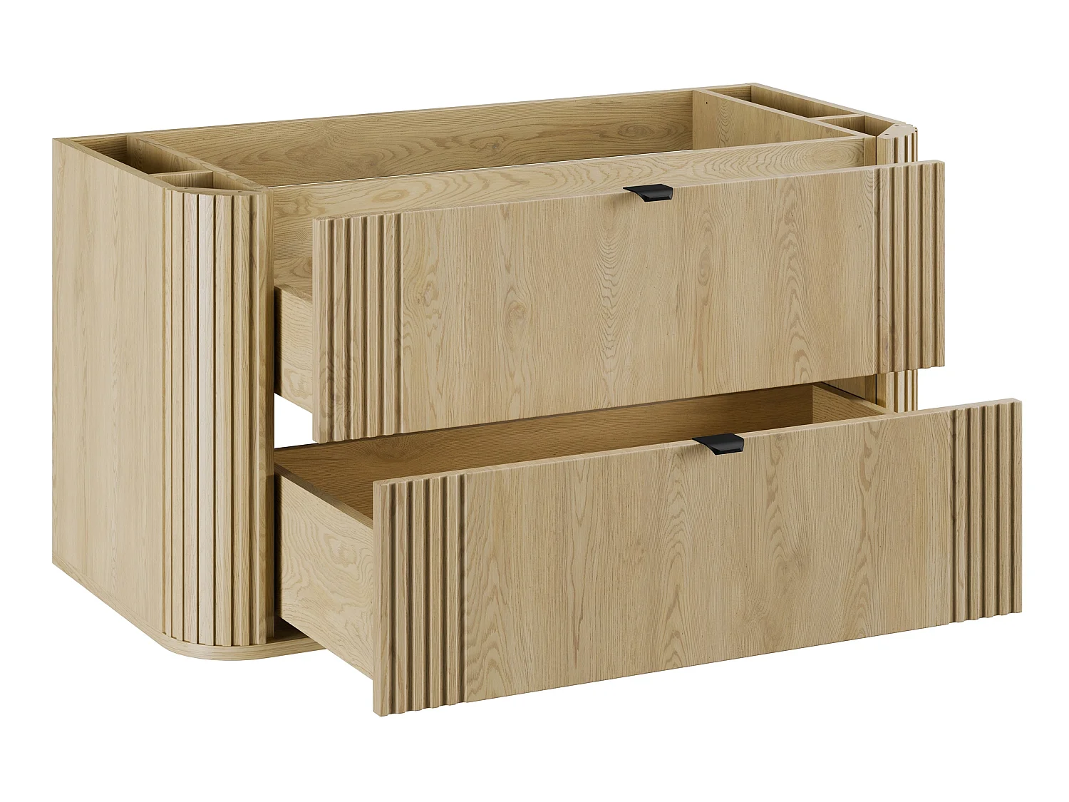 Ovalia Cremona Mueble Bajo Lavabo 100cm 2 Cajones