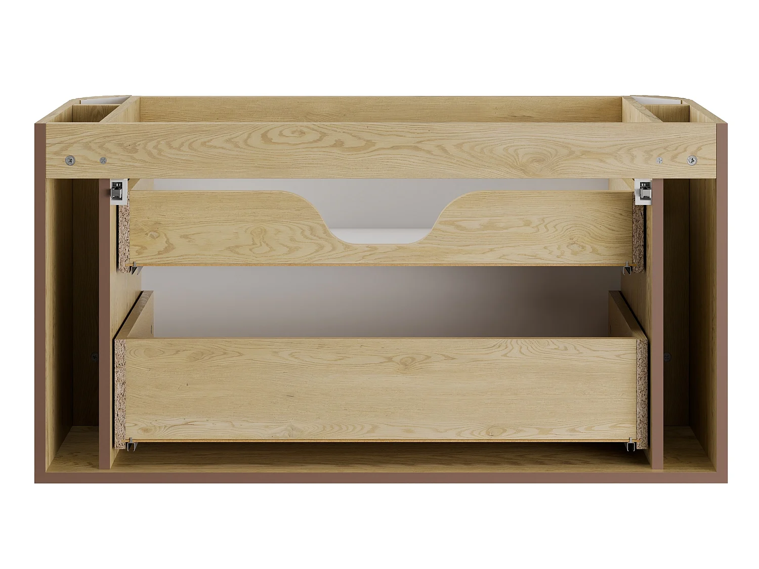 Ovalia Cremona Mueble Bajo Lavabo 100cm 2 Cajones