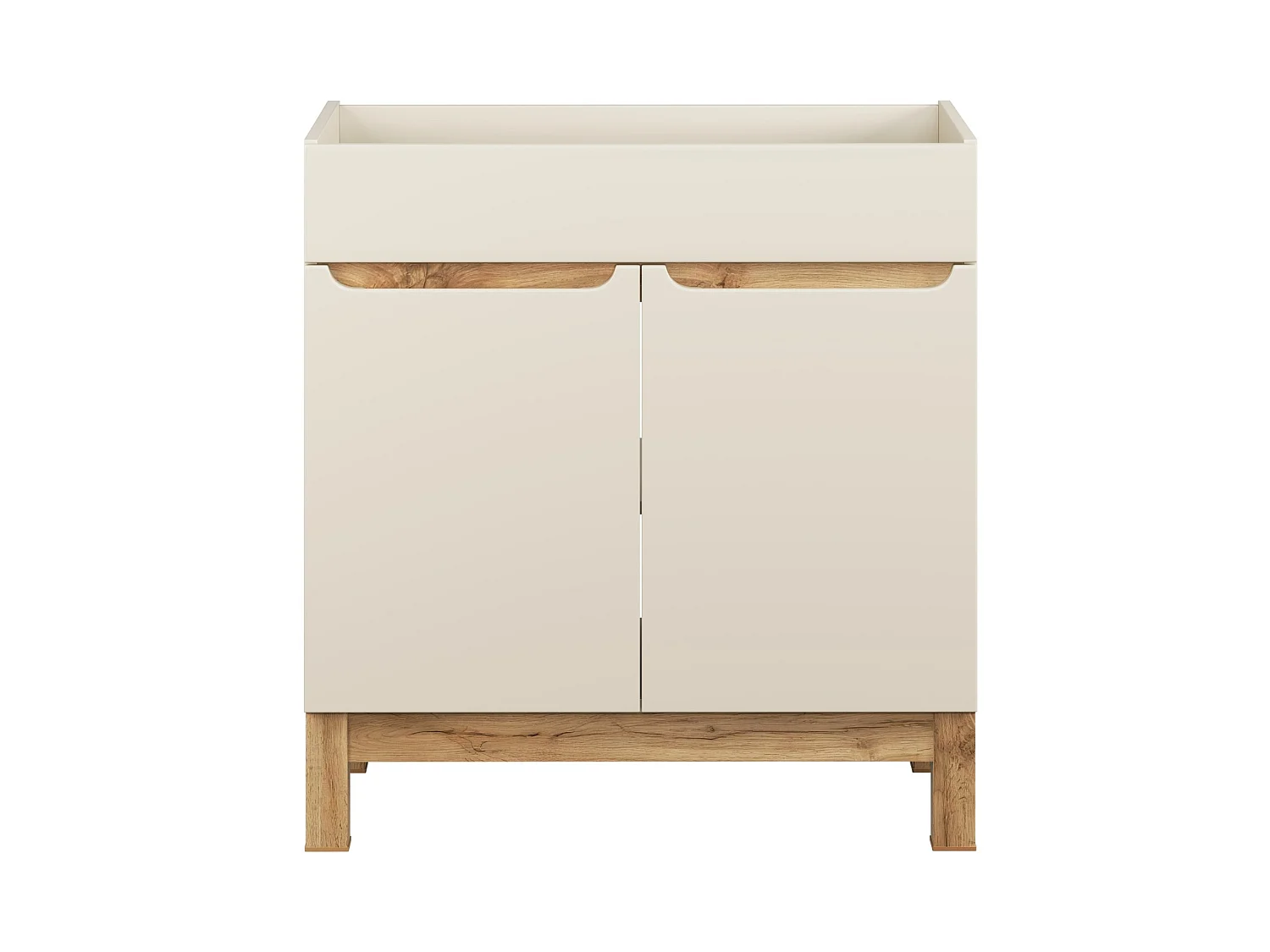 Bali Cashmere Móvel Sob Lavabo 80cm 2 Portas