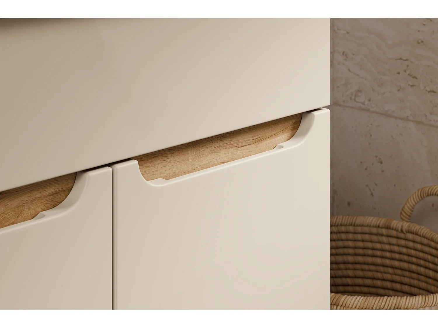 Bali Cashmere Móvel Sob Lavabo 80cm 2 Portas