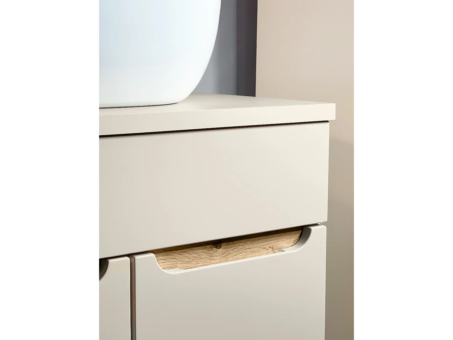Bali Cashmere Móvel Sob Lavabo 80cm 2 Portas