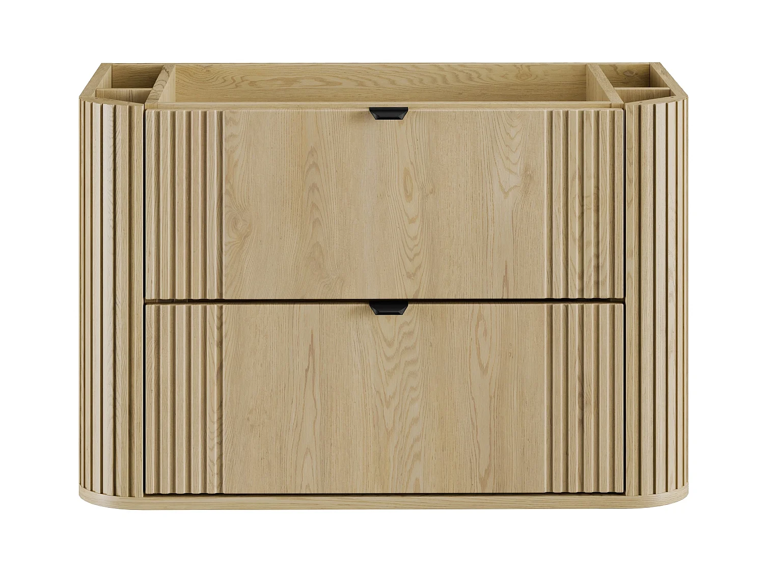 Ovalia Cremona - Meuble Sous Lavabo 80cm 2 Tiroirs