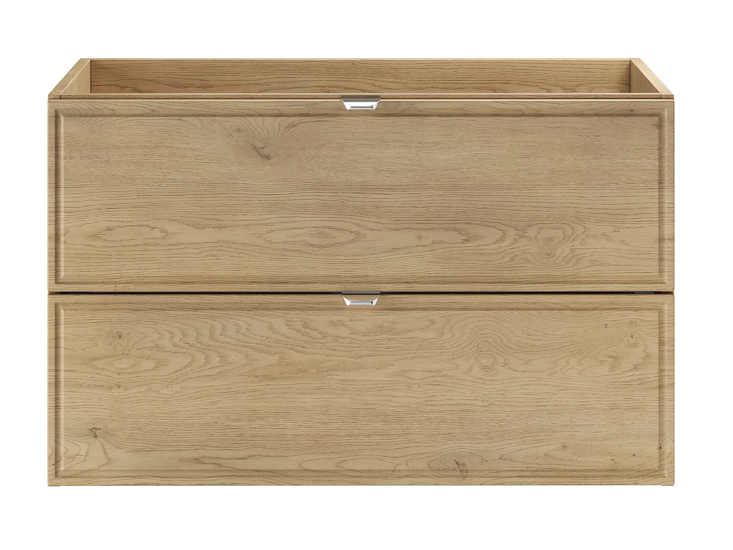 TERRA CREMONA Meuble Sous Lavabo 80cm 2 Tiroirs
