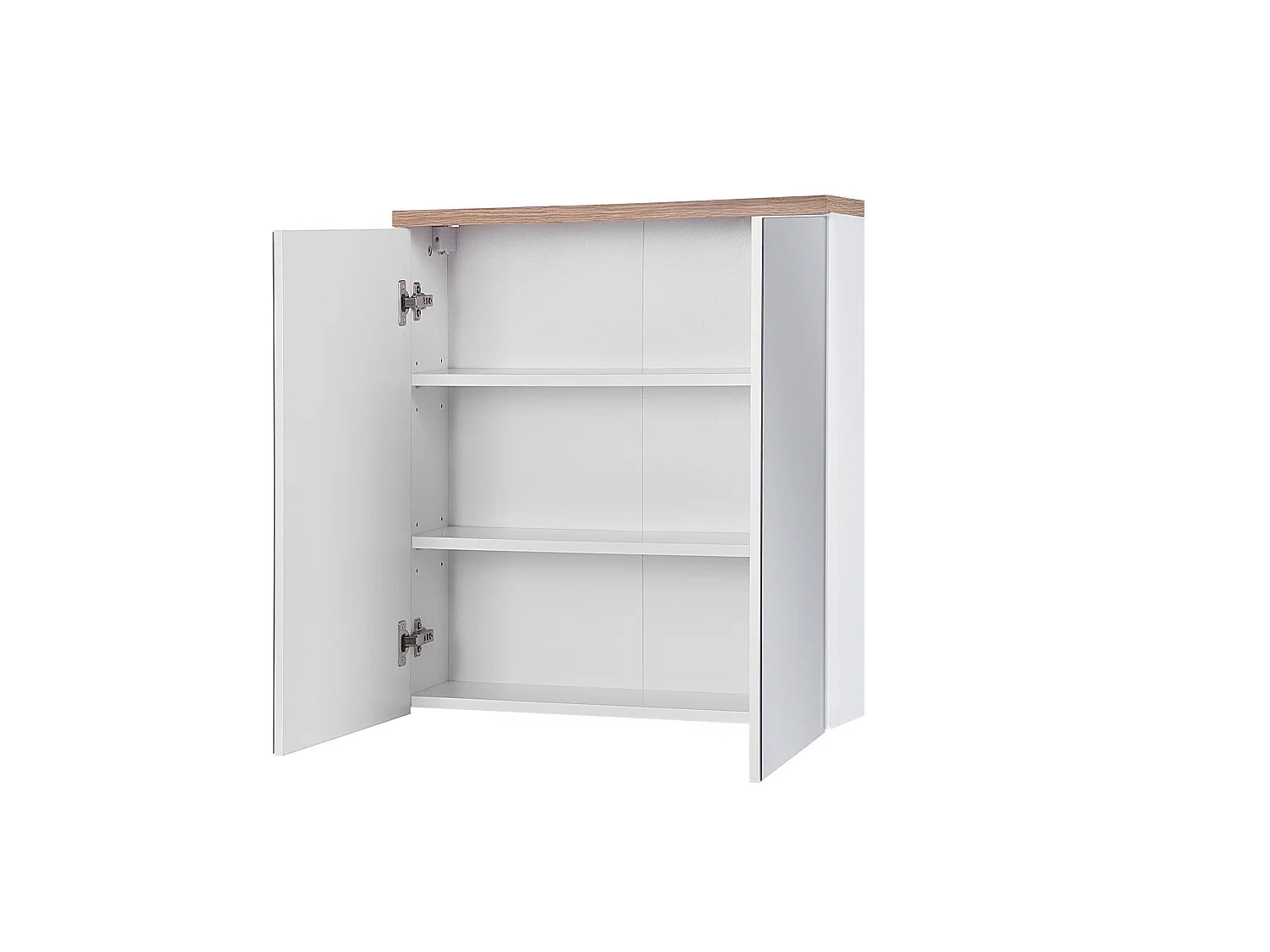 Bali White Armário com Espelho 60cm 2 Portas