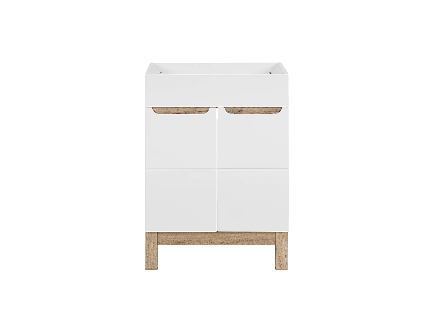 Bali White - Móvel sob lavatório 60cm 2 portas