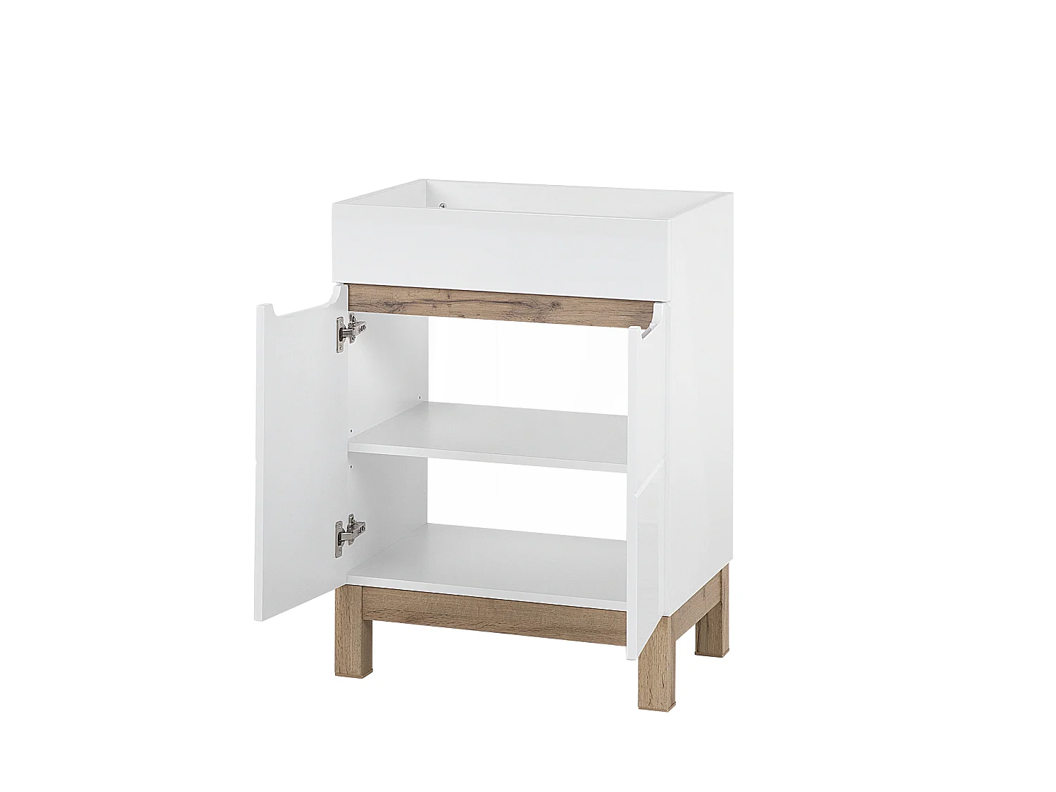 Bali White - Móvel sob lavatório 60cm 2 portas