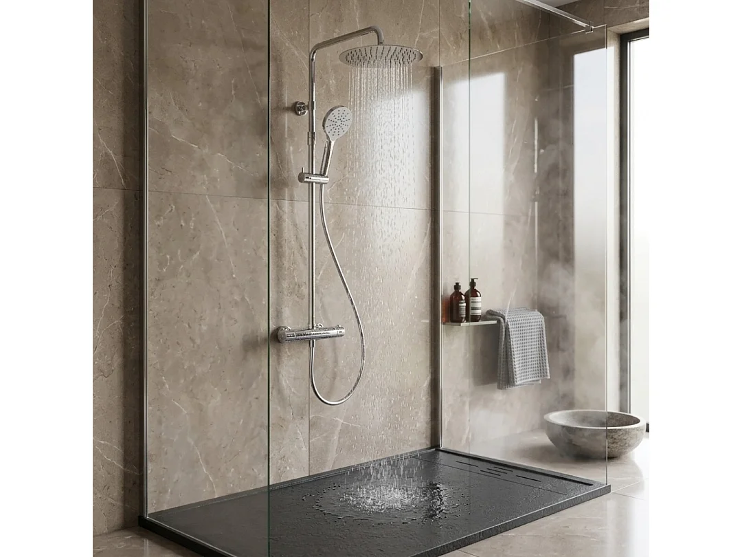 Envol Kolumna prysznicowa termostatyczna chromowana - Essebagno