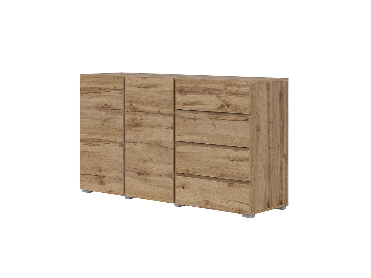 Buffet 2 portes 4 tiroirs Maxis Bois