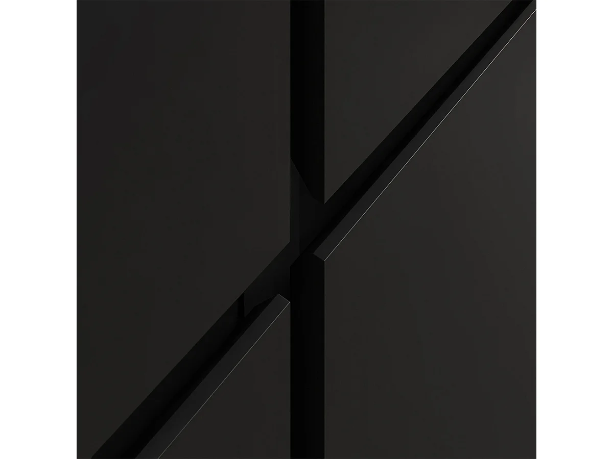 Buffet 4 portes 2 tiroirs Maxis Noir