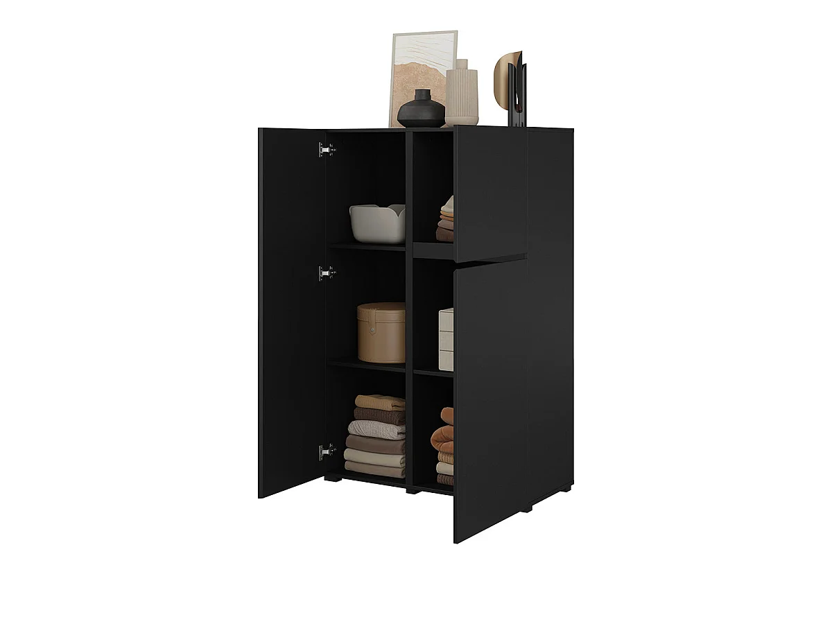Buffet haut 3 portes Maxis Noir
