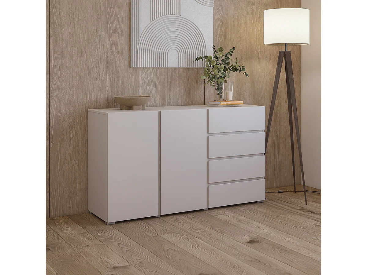 Buffet 2 portes 4 tiroirs Maxis Cachemire