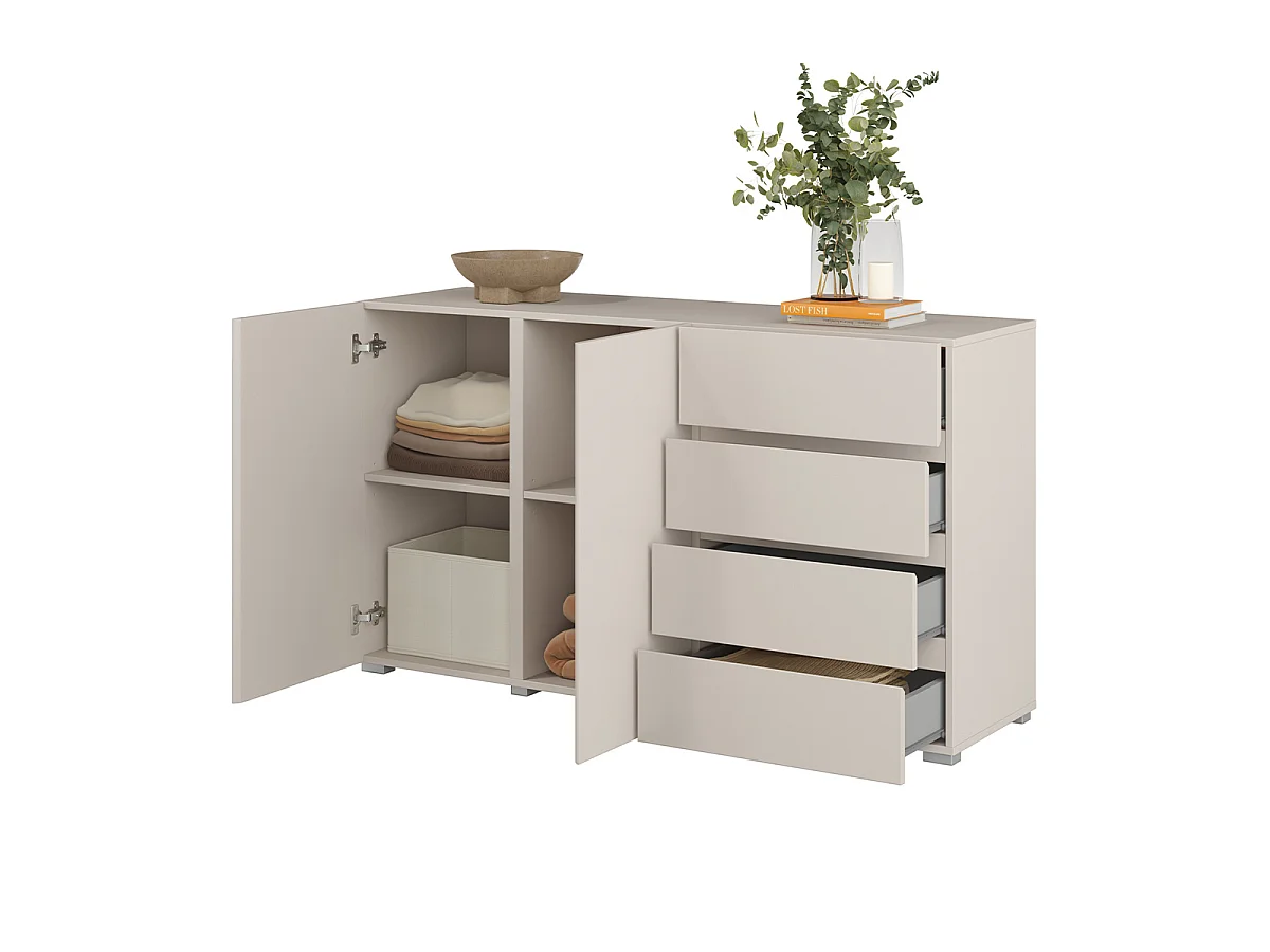 Buffet 2 portes 4 tiroirs Maxis Cachemire