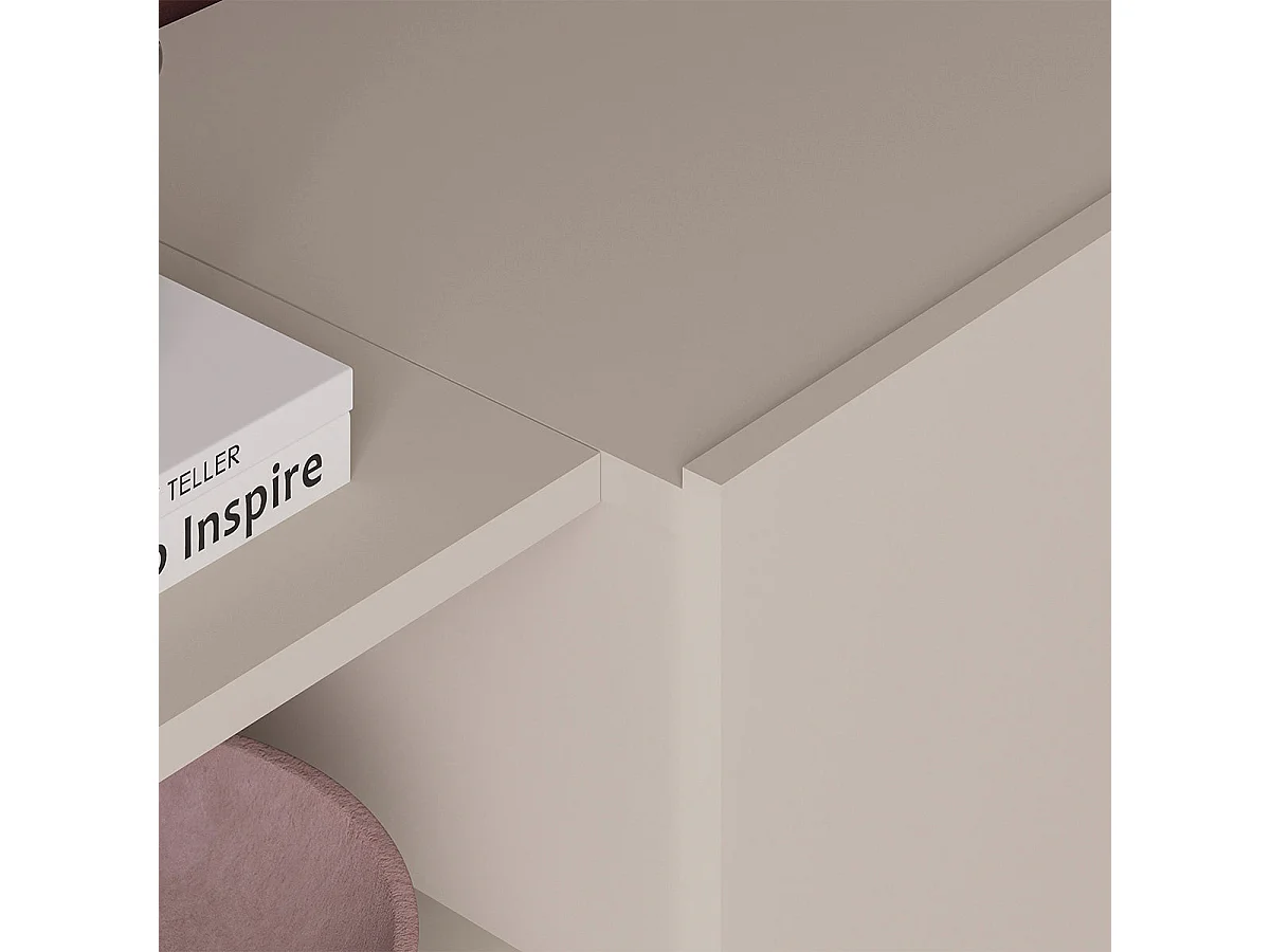 4-door 3-niche TV stand 270 cm Lya Cashmere