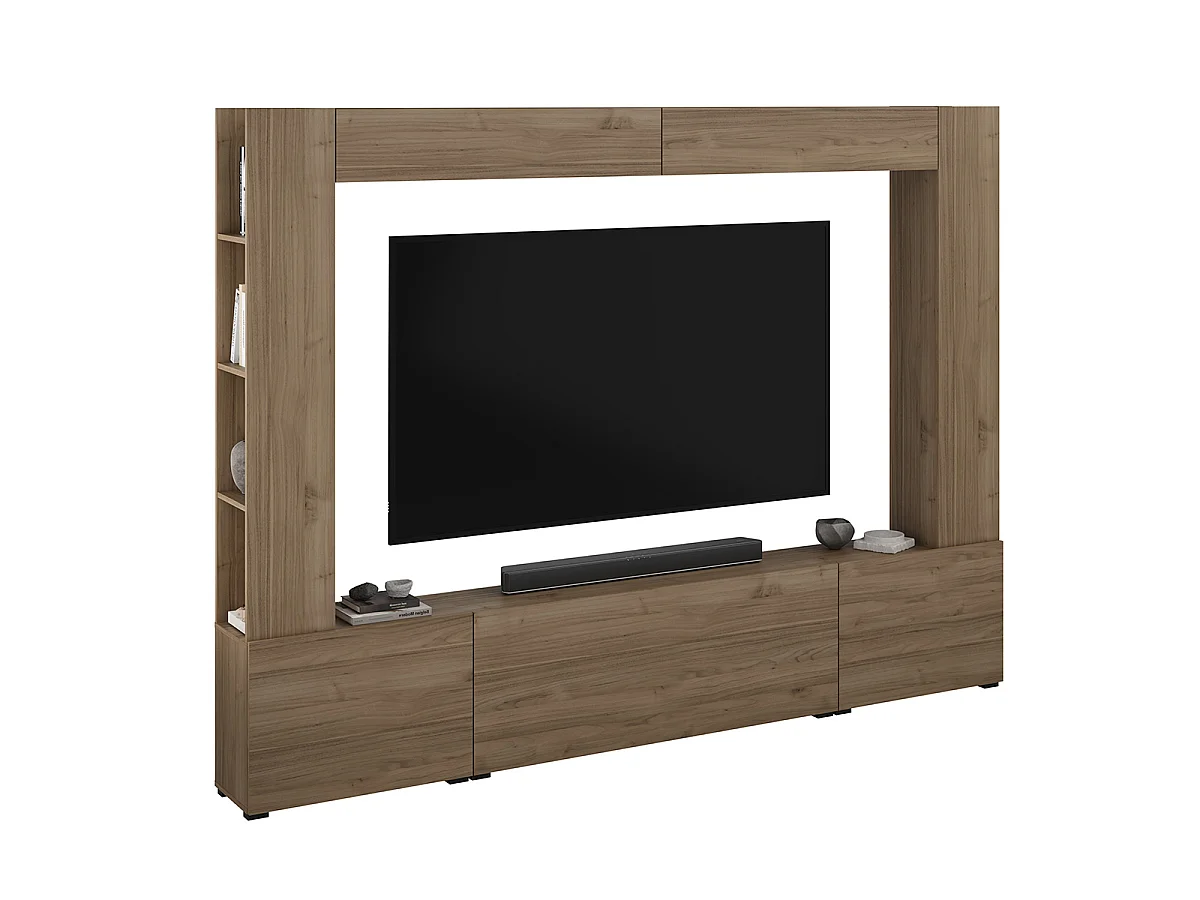 5-dørs 8-niche TV-møbel 260 cm Nala Træ