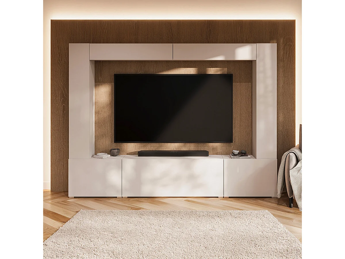 5-dørs 8-niche TV-møbel 260 cm Nala Kashmir