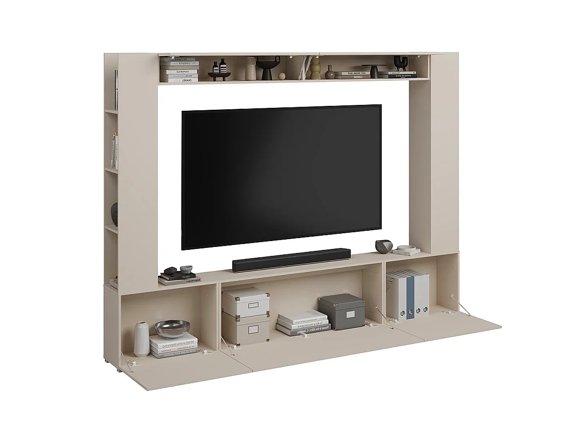 5-dørs 8-niche TV-møbel 260 cm Nala Kashmir