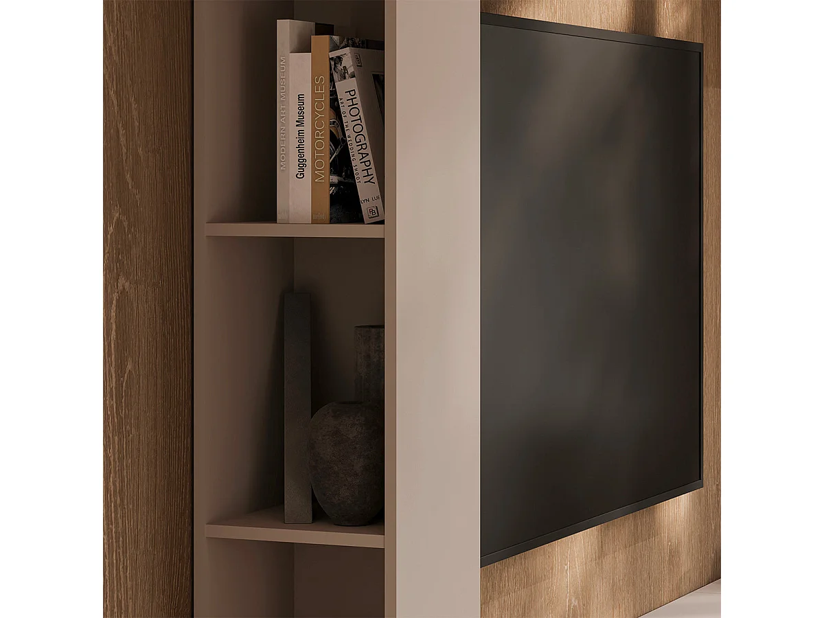 5-dørs 8-niche TV-møbel 260 cm Nala Kashmir